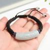 A-Grade Natural Jade Carved Fortune Bracelet with Handwoven Rope - Unisex