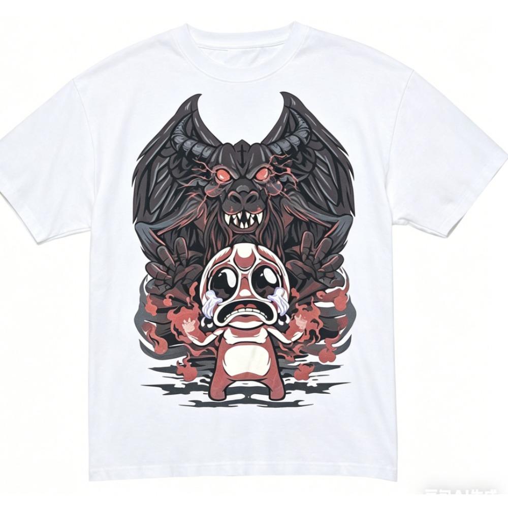The Binding of Isaac Miłośnik Anime Indie Koszulka Ubranie na cały rok osobowość Ubrania Duże Rozmiary Unisex Nowy Model Dla Par wysoka jakość miękka