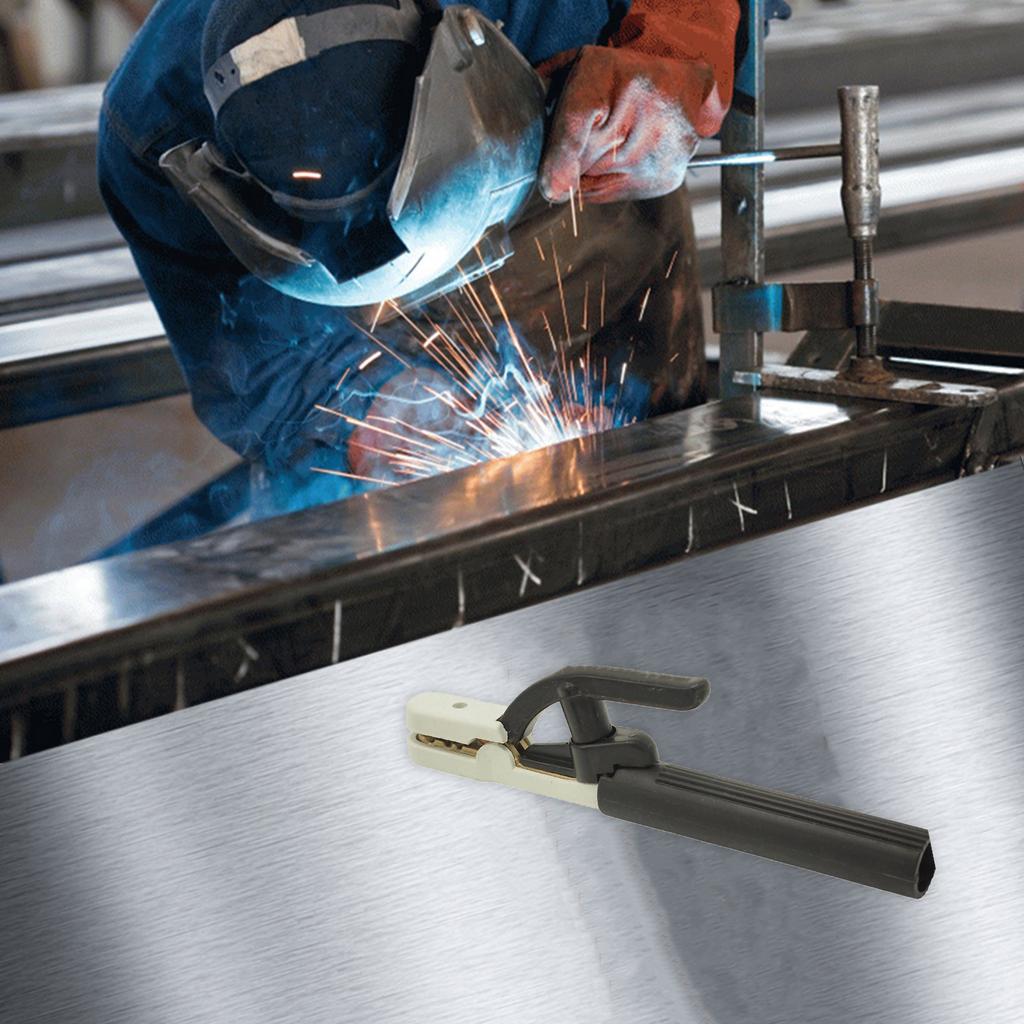 500A Welding Electrode Holder Welding Electrode Clamp Electrode Clamp For Repair Pure Copper Construction With Insulated Grip