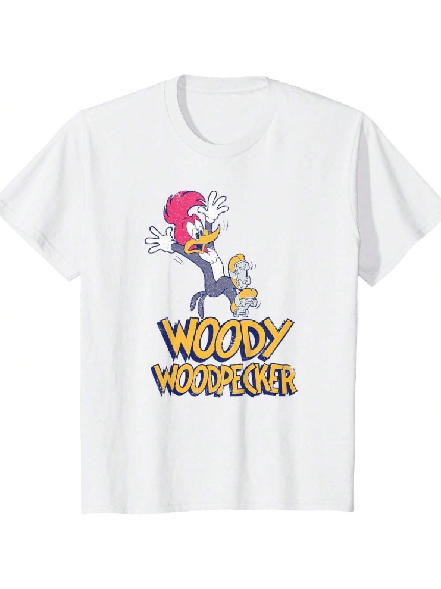 Kids Woody Woodpecker Falling Roller Skating T-Shirt T-Shirt S разноцветный