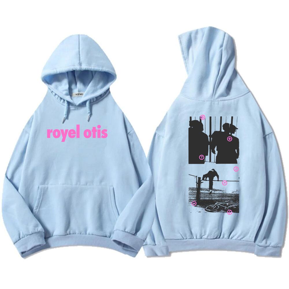 Royel Otis Hickey Hoodies Long Sleeve Autumn Male Sweatshirts Fashion Hooded Graphic Printing Pullovers Casual Fleece Men Hoodie