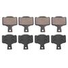 BIKEIN 4 Pairs Bike Bicycle Disc Brake Pads Kits for Magura MT2 4 6 8 DK 17