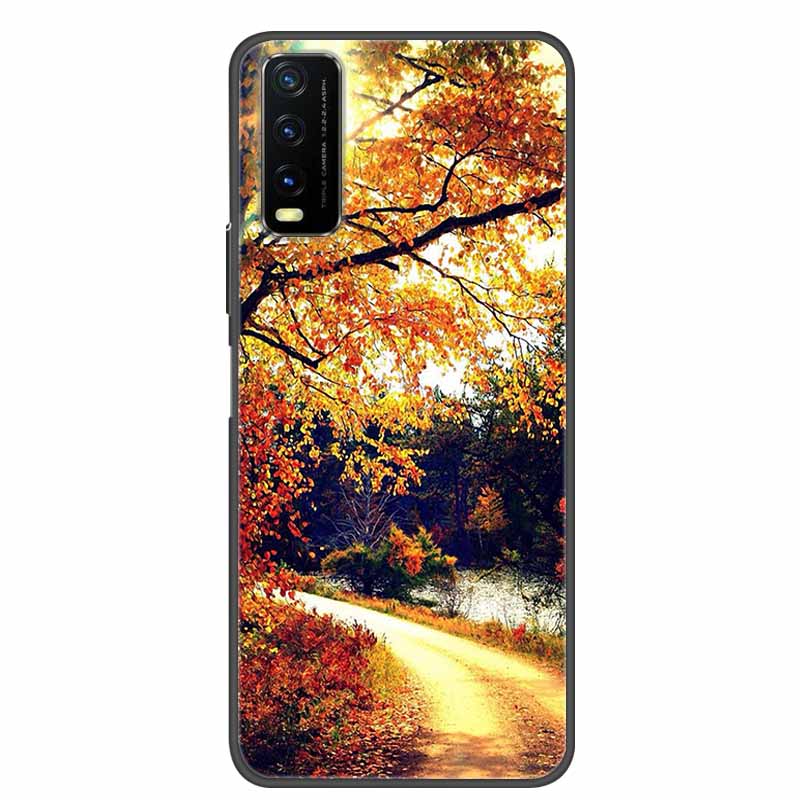 For Vivo Y20 Case Marble Soft Silicone Back Case for Vivo Y20S Y20 S Y 20i Phone Cover for Vivo V2027 Y20i Coque Funda Bag