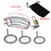 Metal Cage Penis Lock Chastity Lock Chastity Cleaner Long-Term Wear CB Sex Toys Sex Tools Cage SM