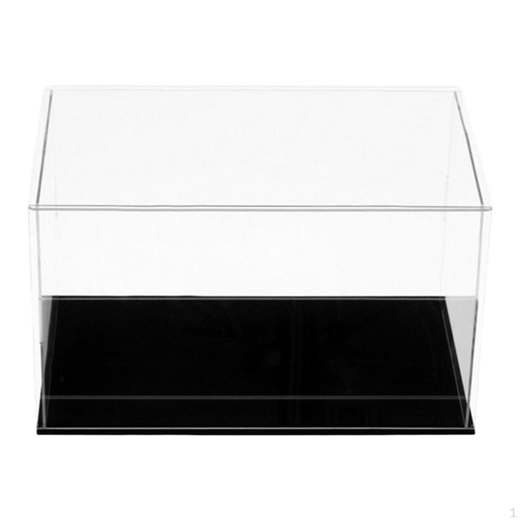 Acrylic Display Case Dustproof Protection Showcase Collectibles Box Clear Organizer for