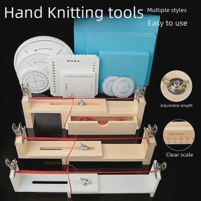 Hand-Woven Wooden Bracelet & Necklace Braiding Tool