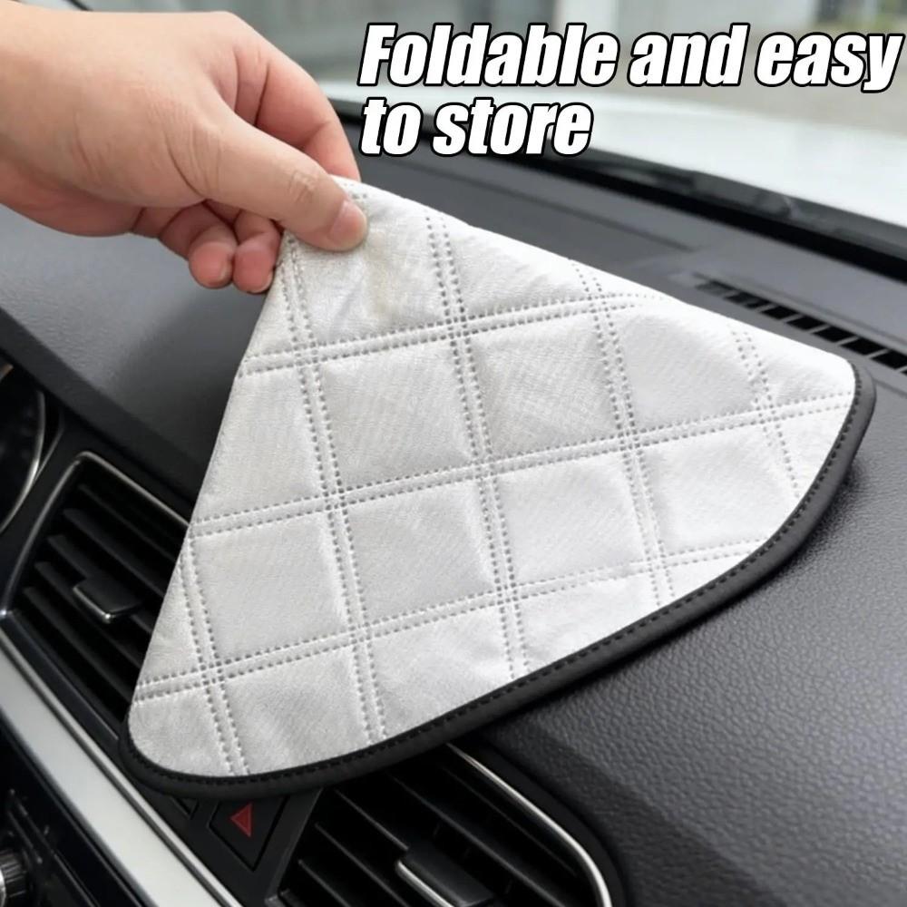 Foldable Auto Steering Wheel Sheath Aluminum Foil Steering Wheel Cover  Car Interior Accessories
