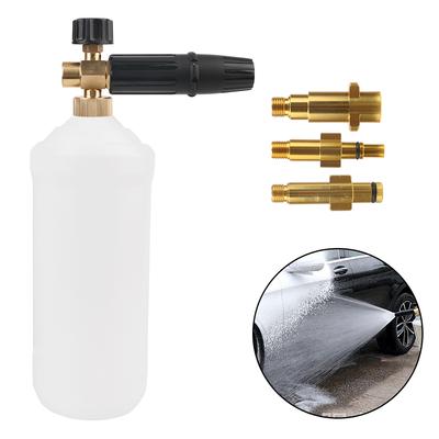 1 L Car Wash Gun Nozzle For Karcher K AR Makita Daewoo Adjustable High Pressure Snow Foam Generator Foam Lance Shampoo Sprayer