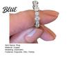 Elegant CZ Bridal Band Round-cut Cubic Zirconia Wedding Ring