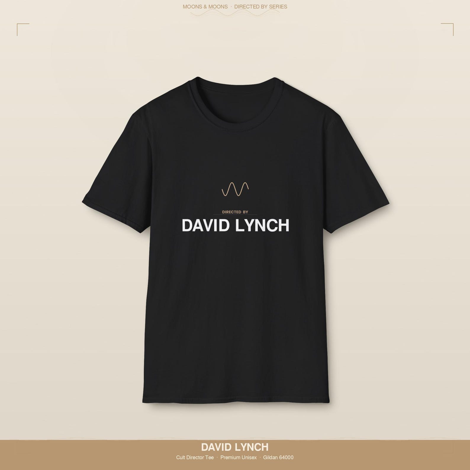 David Lynch Directed By Tshirt | Surrealist Cinema Graphic Tee | Weird Film Lover Gift L