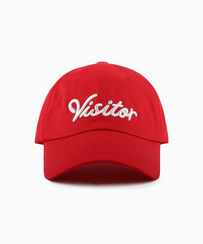 Hollideibijiteo Vintage Visitor Ball Cap - Red