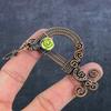 P Look Gemstone Copper Wire Wrap Jewelry Pendant 3.66"