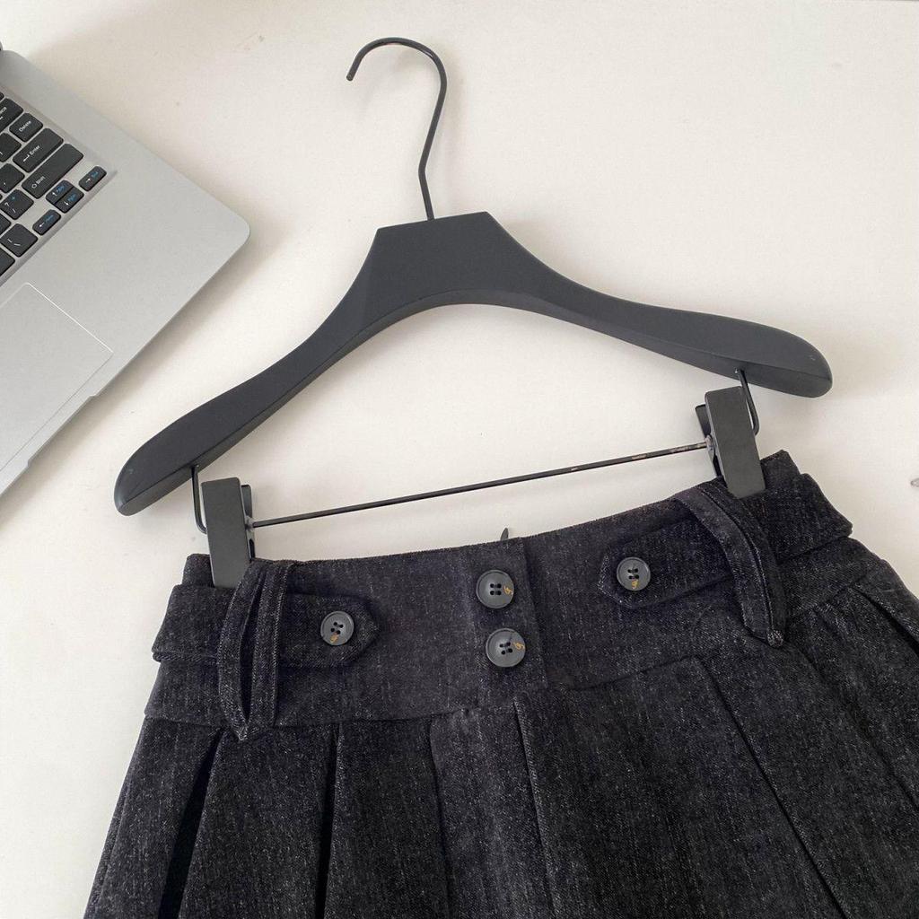 American Retro High Waist Pleated Corduroy Skort: Spicy Girl Collection - Anti-Exposure, Hip-Covering, Bodycon Fit for Women