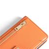 For OnePlus Nord CE5 5G/Ace 5 Racing 5G Leather Case Zipper Pocket Wallet Phone Cover with 2 Straps