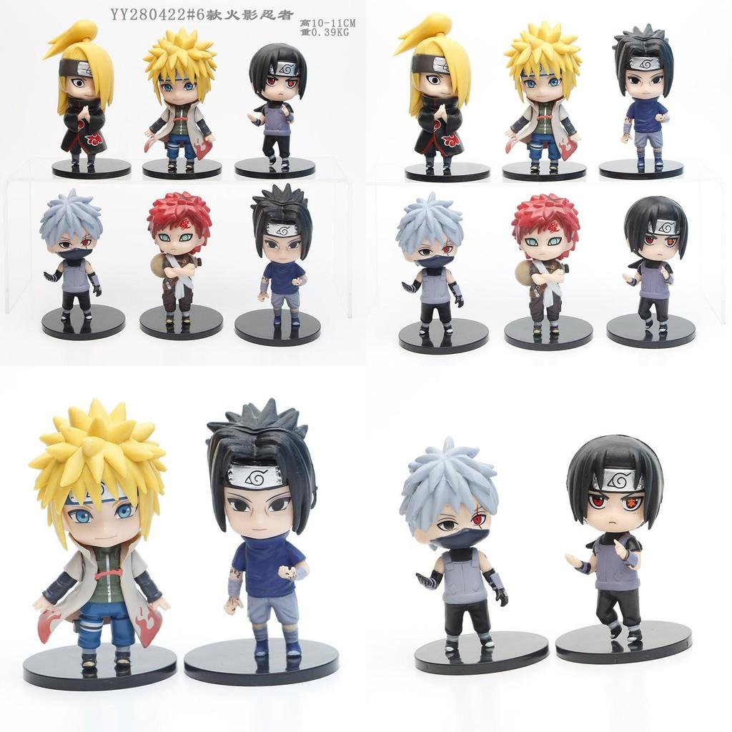 High-quality Pvc Naruto Shippuden Model Figurines Collectible Minato Itachi Sasuke Deidara
