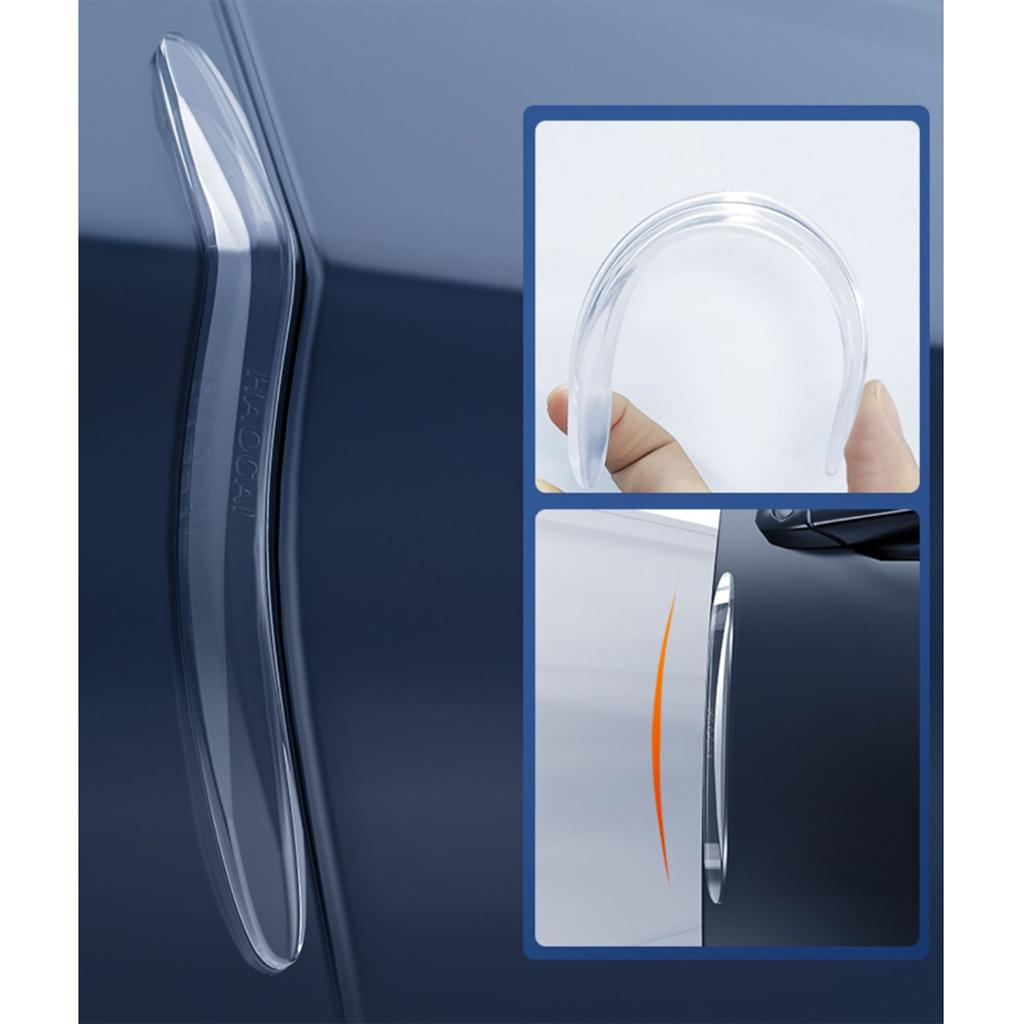 PU Car Door Mirror Bumper Strips Comprehensive Car Door Mirror Protector Strips Upgrades for Narrow Street Safety