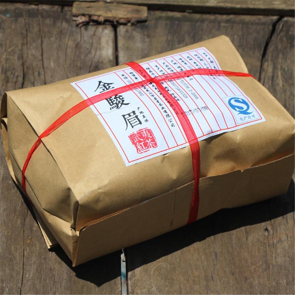 Black Tea Jinjunmei Organic Wuyi Black Loose Leaf Golden Eyebrow Tea 500g