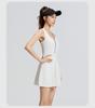 Kangnian Zipper Jumpsuit Skirt: Anti-Exposure Tennis & Running Dress