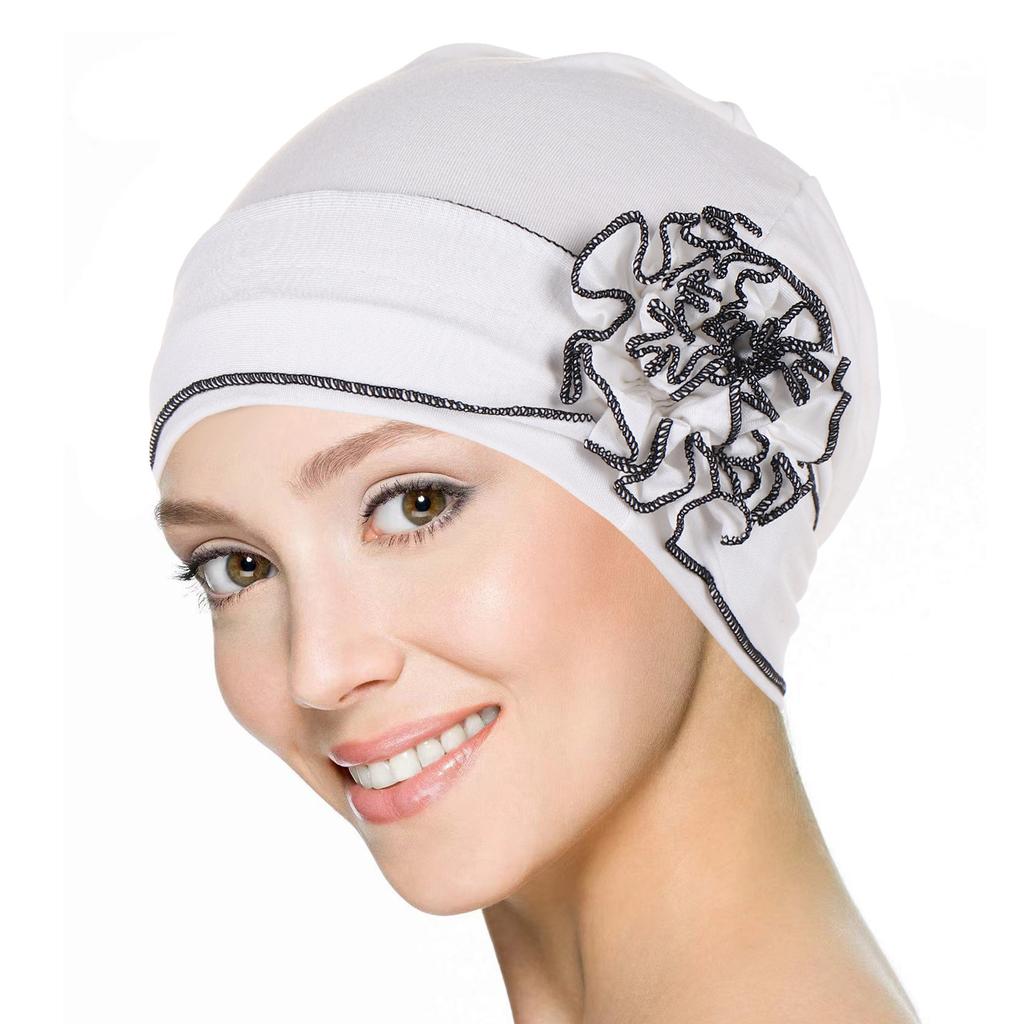Nové dámské zlaté stříbrné turbanové čepice chemo bandana hidžáb plisovaná indická čepice turbante klobouk dámský šátek na vlasy muslimská pokrývka hlavy