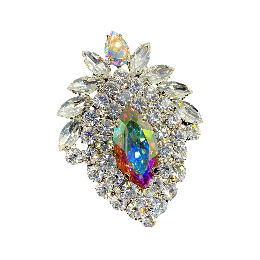 New Fashion Sparkling Rhinestone Ring, European And American Luxury Rhinestone Ring, Jewelry