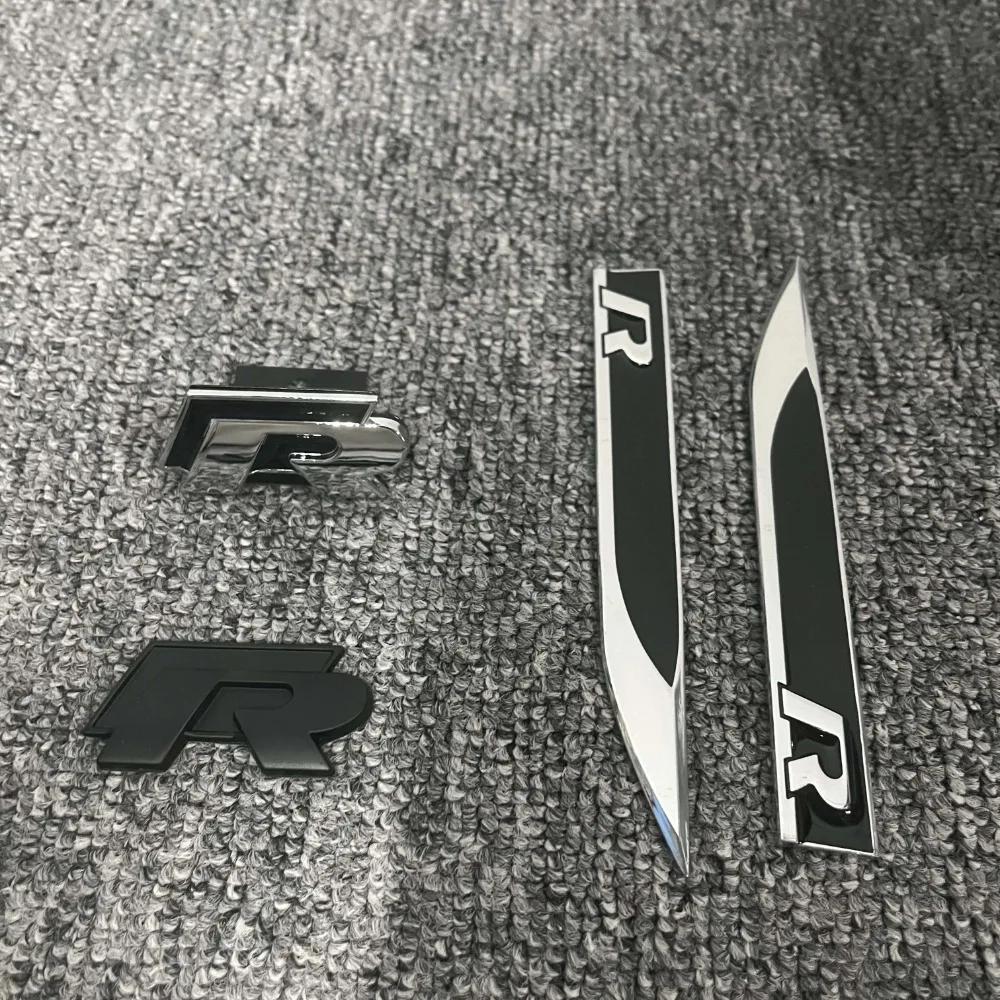 2026 Hot For VOLKSWAGEN VW 3Pcs Metal Car Trunk Logo Sticker Grill Emblems Badge Decals For VW Golf 2 3 4 5 6 8 MK2 MK3 MK4 MK5 