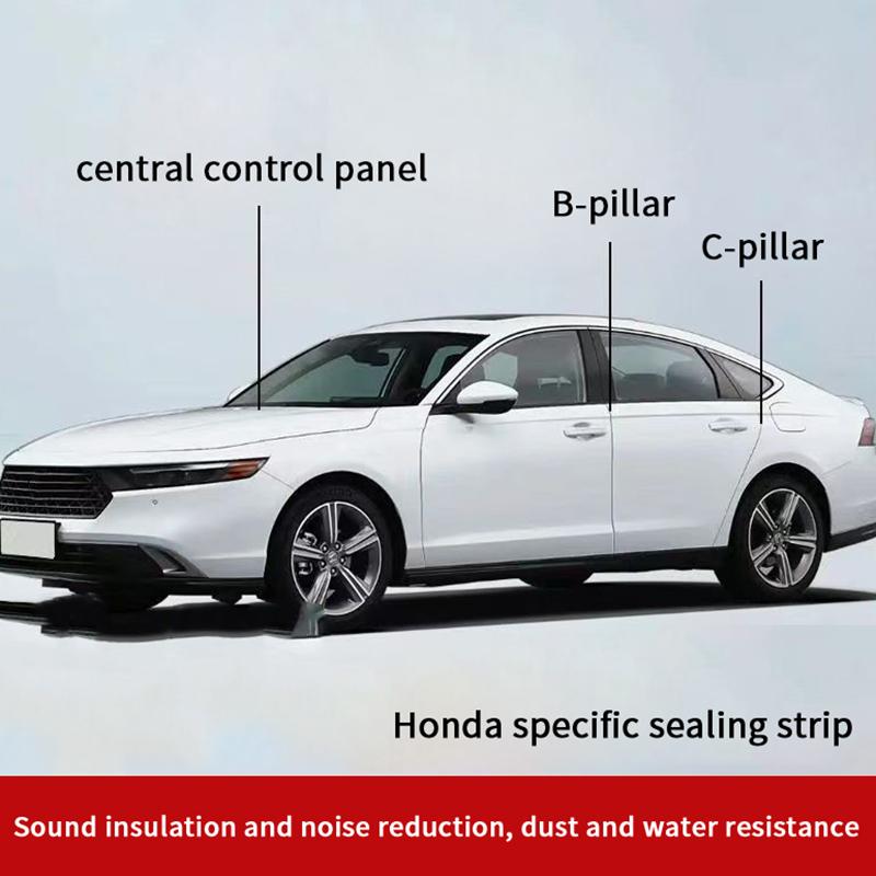 Car Door Rubber Seal Strip Anti-Scratch Protector B Pillar Car Rubber Weatherstrip Auto Door Edge Waterproof Seal Strip