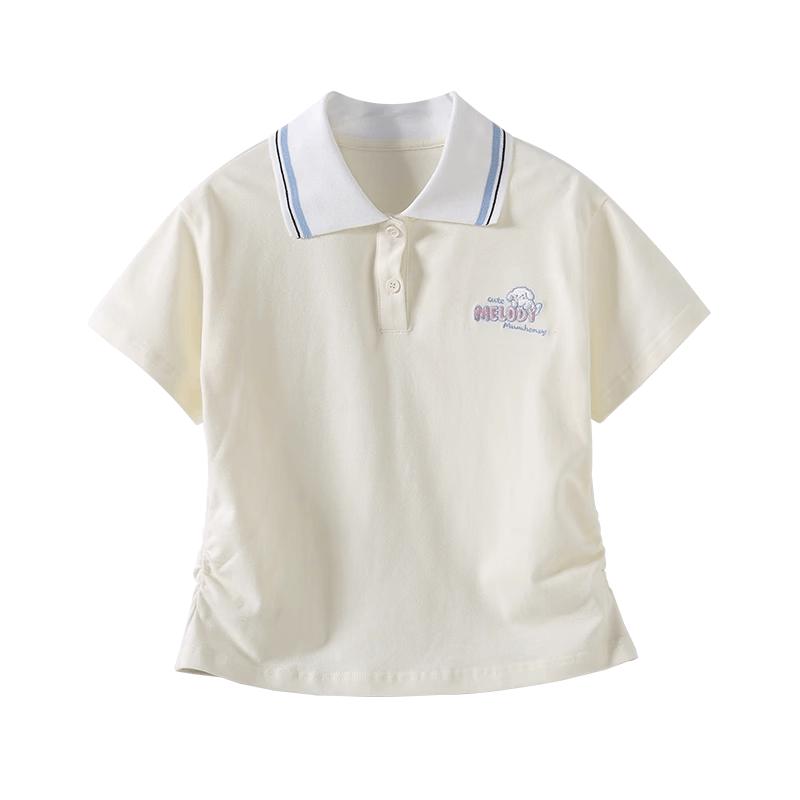 Girls  Summer Casual Short Sleeve T-Shirt 140
