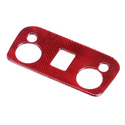 Carbon Fiber Reading Light Frame Trim Cover Red Fits for Ford Mustang 2015 2019