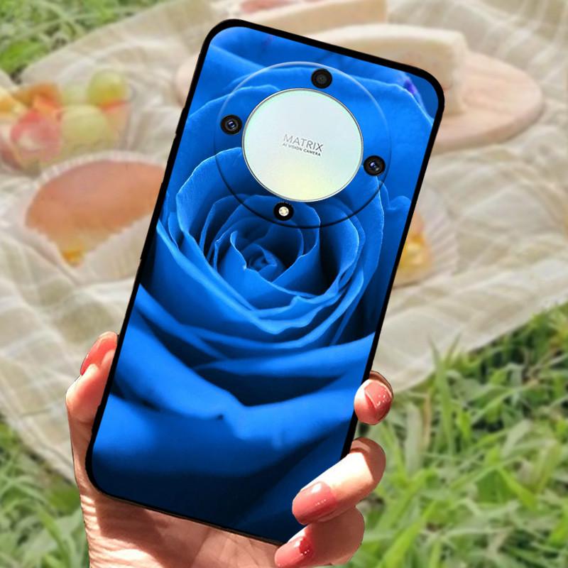 For Honor X9A 5G Case Honor X9A Cover Black Soft Silicone Phone Case Fundas For Huawei Honor X9A 5G Coque HonorX9A Protective