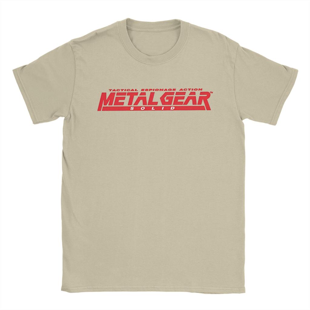 Mens TShirts Metal Gear Solid Game Awesome Pure Cotton Tees Short Sleeve T Shirt Round Neck Clothes Birthday Gift