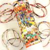 Beads Elastic Bracelet Colorful Stackable Bracelet Fashion Tila Beads Bracelet  Gift