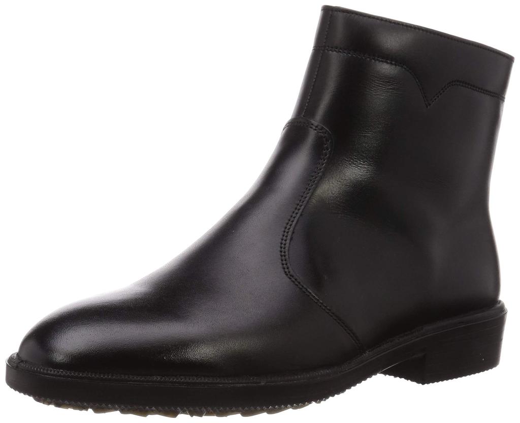 Moonstar MB5997N Hergestellt in Echten Weiten Größen Größe Herren Wasserabweisende Stiefel, Japan, Leder, Passform, 3E, Mit Reißverschluss, 24.0-28.0cm, Schwarz, 28.0cm