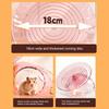 Quiet Hamster Running Wheel Flying Saucer Hamster Wheel with Hideout 2-in-1 Stable Safe Hamster Exercise Wheel for Gerbils Chinchillas Small Pets