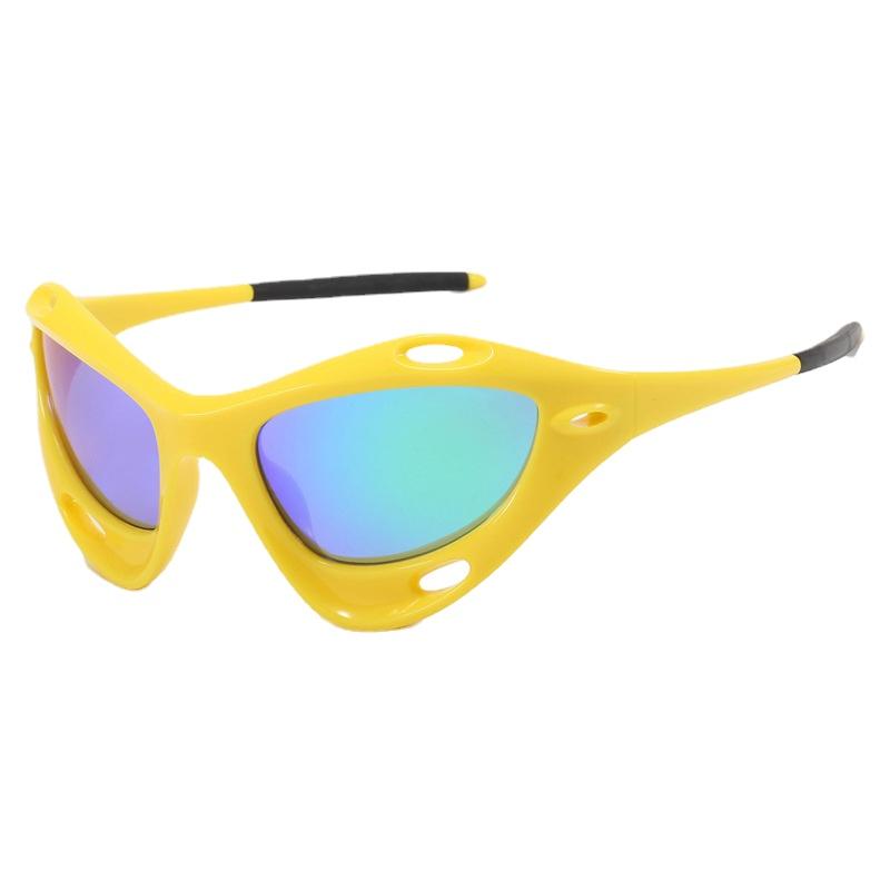 Stylish Men Y2K Sunglasses Latest Women Personalized Windproof Sun Glasses Men's Sports Cycling Glasses UV400 Protection Protection Eye Wear