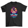 Summer_12 Vibes'' Palm Tree Paradise T-Shirt Mens Womens Tees Top - Funny Summer Vibes! Unisex Design