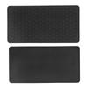 Silicone Insulation Pad Black Rectangle Heat Resisting Safe Handling Heat Insulation Pad for Kitchen