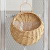 Pastoral Rattan Planter Basket Wall Hanging Woven Vase Storage Container Flower Pot  Indoor Outdoor