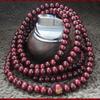 108 Sandalwood Buddhist Beads Bracelet - Fashionable Three-Round Design for Women