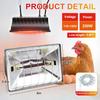 Chicken Coop Heat Lamp 250W Chicken Coop Heater Temperature Adjustable Chicken Brooder Heat Lamp Chicken Heaters for Chick Kitten Puppy Pets (250W-)