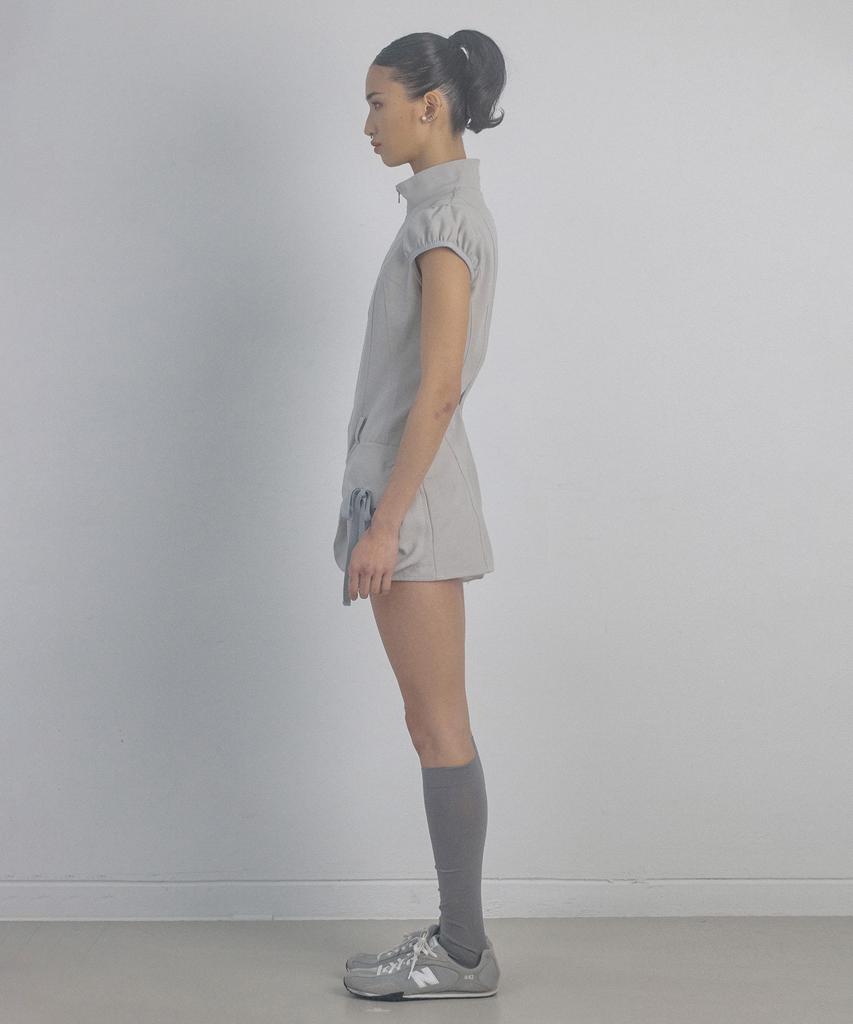 Sculpter Cargo Zip-Up Dress Ice Gray