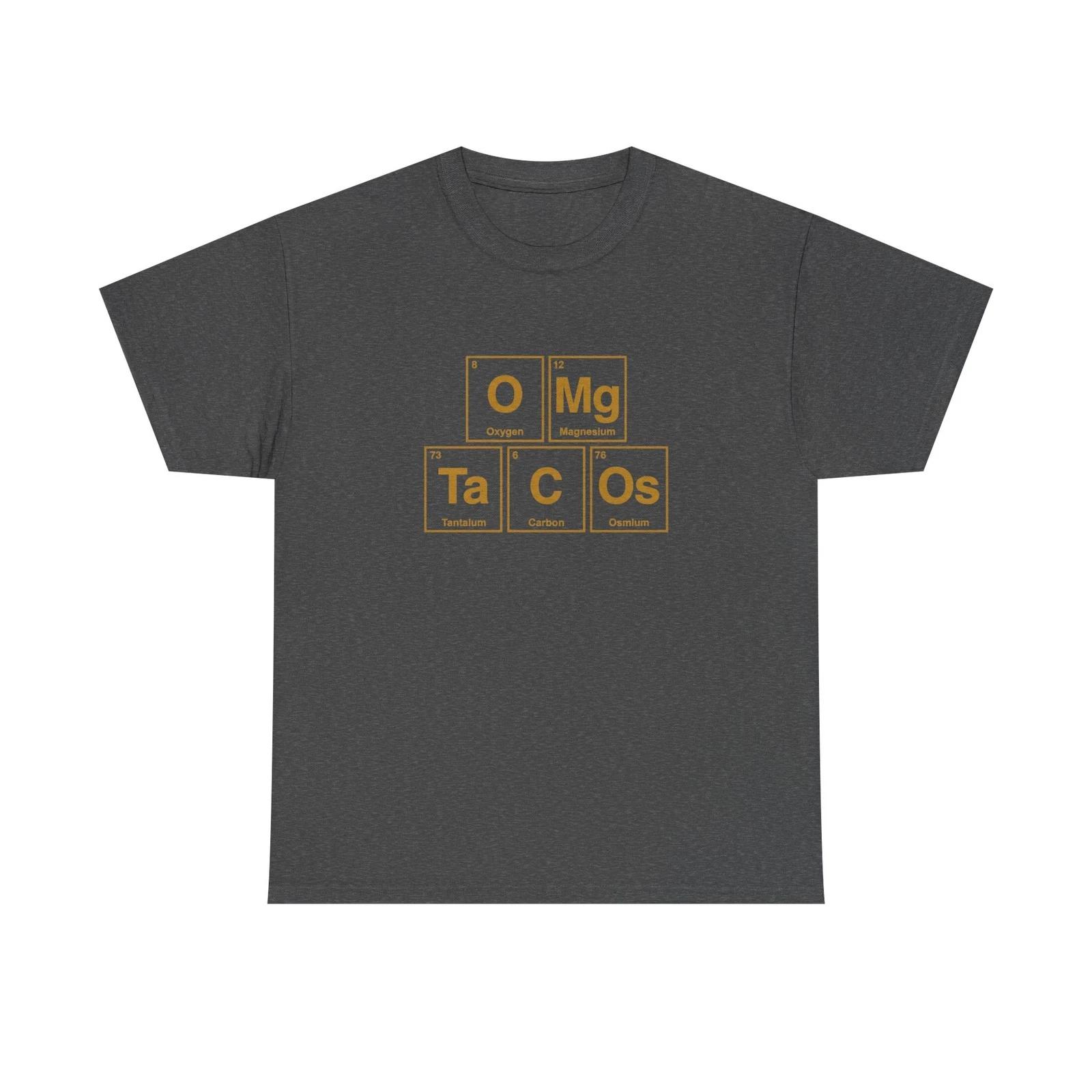 OMG Tacos Unisex Funny Cotton Tee, Funny Taco Shirt, Foodie Gift, Casual [...] 3XL