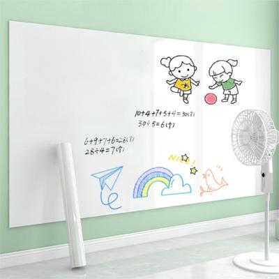Electrostatic Whiteboard Sticker Removable Reusable Teaching Graffiti Drawing Board Household PP Erasable Whiteboard