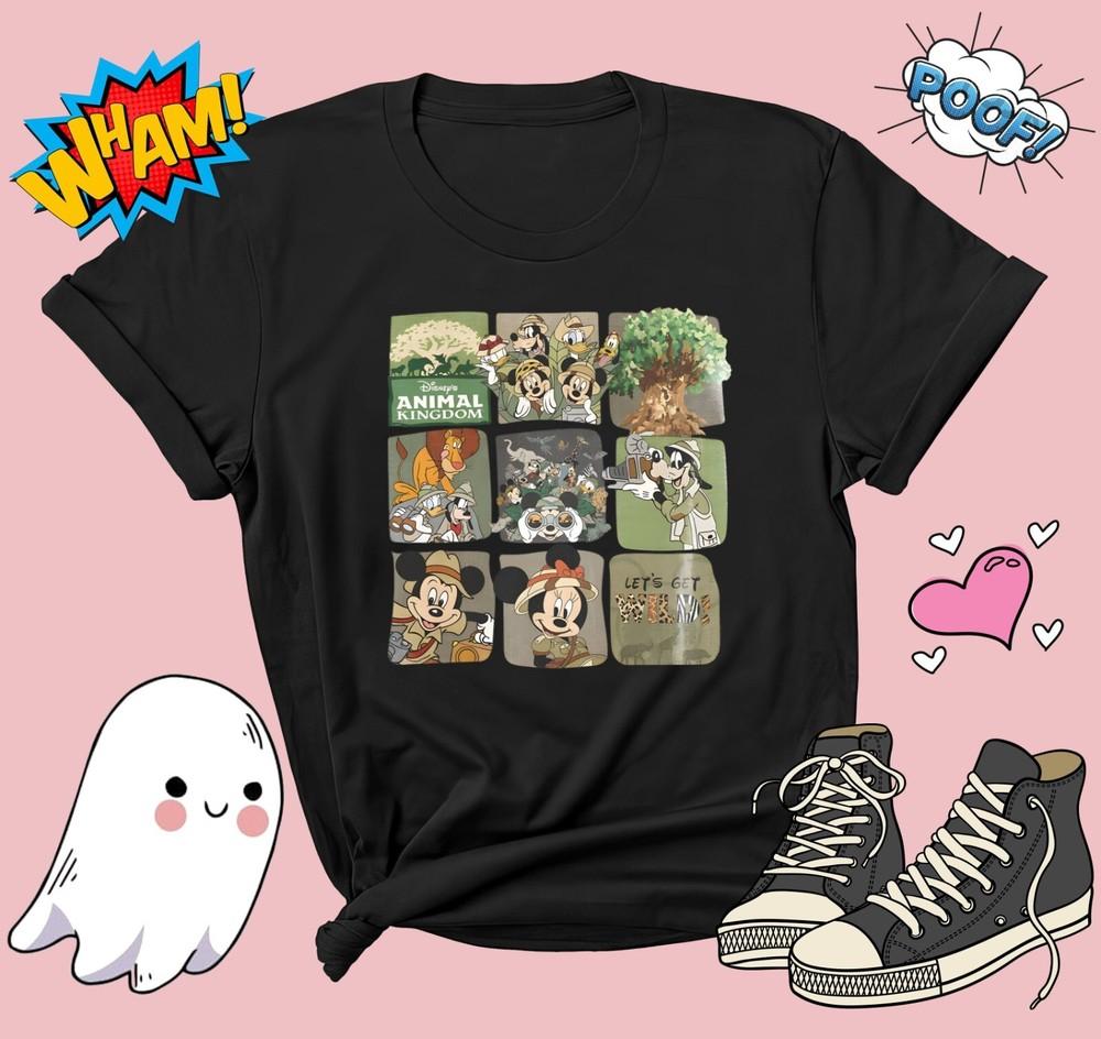 

Animal Kingdom Mickey Friends T-shirt T shirt Men Women Unisex Tshirt G663 4XL