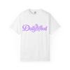 Dolly Wood Butterfly Logo T-Shirt | Script Logo Tee, Pastel Purple