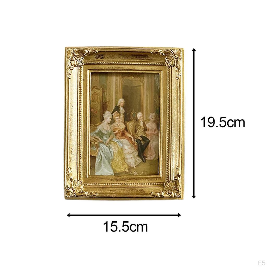 Elegant Resin Picture Frame for Tabletop or Wall Display - Showcase Your Memories in Style