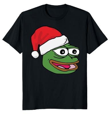 Pepe Frog Holiday Christmas Unisex T-shirt