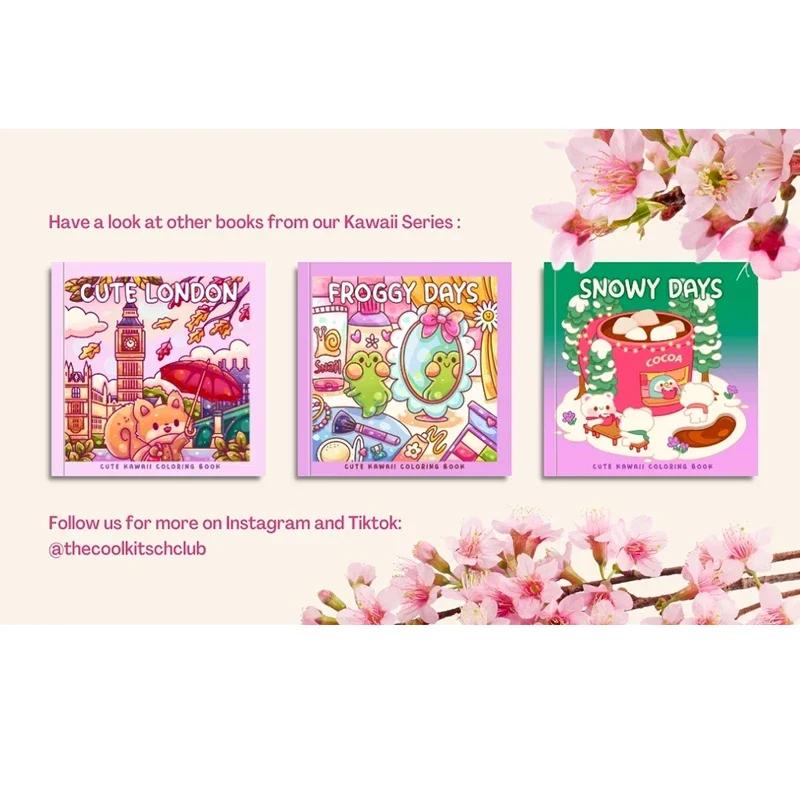 Cute Paris A Kawaii Coloring Book Adventure: Color Adorable Paris Landmarks and Cute Kawaii Characters Perfect for Kids Adult
