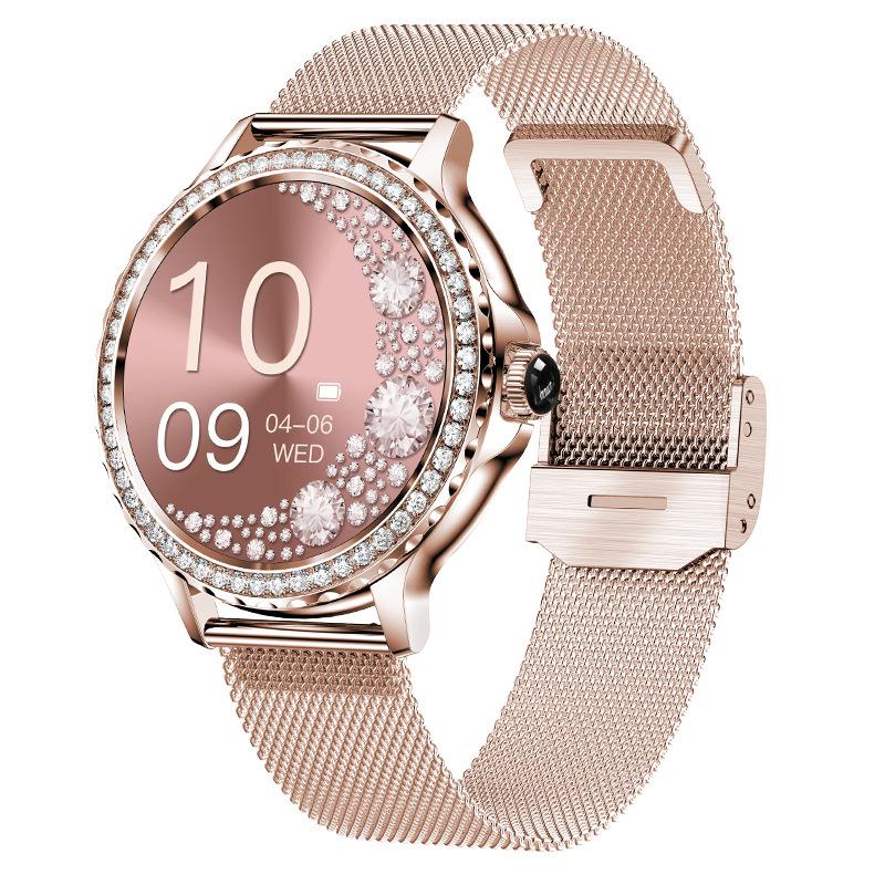 Women s Smart Watch NX19 Bluetooth Call Smart Sports Bracelet IP68 Waterproof Watch with Diamonds