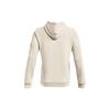 Under Armour Rival Antler Fleece Hoodie With Logo Long Sleeve Sports Sweatshirt Men Tops Off-White 1365679-110