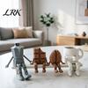 Durable 3D Printed Art Articulated Coffee Cup Figure, Movable Joint Desk Statue, Cute Elegant Home Decor Statue Bean Ornament, Creative Office Decor,